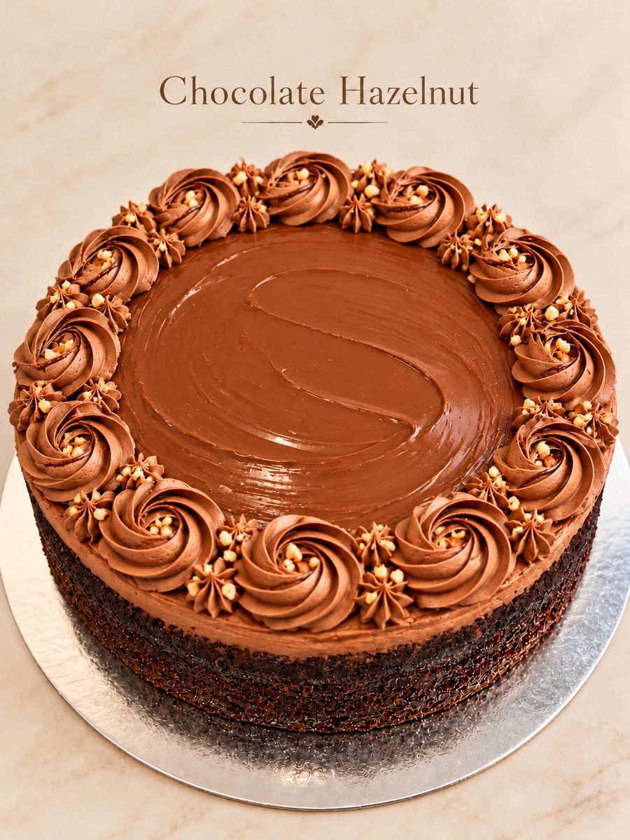 Chocolate Hazelnut cake by Cake Alchemy